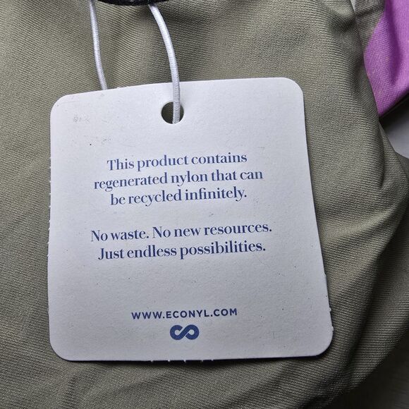 NWT PrAna Women's Size Medium Bikini Top Willow Falls/ Reversible Quick Drying - Picture 9 of 10